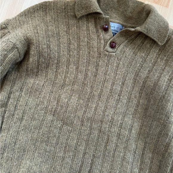 Simons Brown Rib Knit Sweater - Picture 5 of 7